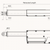 TA38 TIMOTION ACTUATOR STROKE 50MM - Afbeelding 2